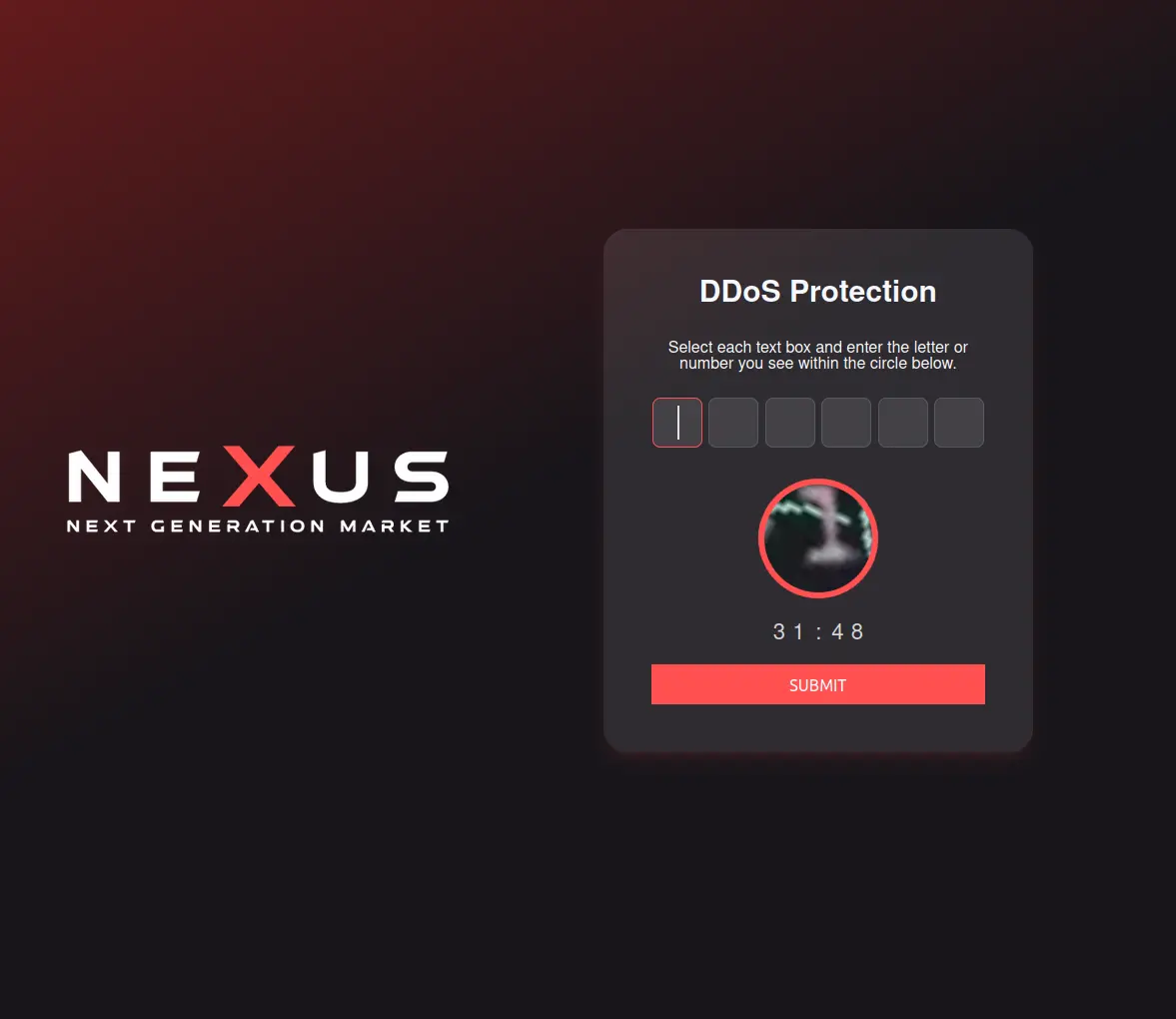 Nexus Market DDoS protection system